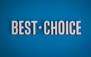 lettering saying best choice