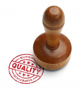 Red superior quality stamp with wooden stamper