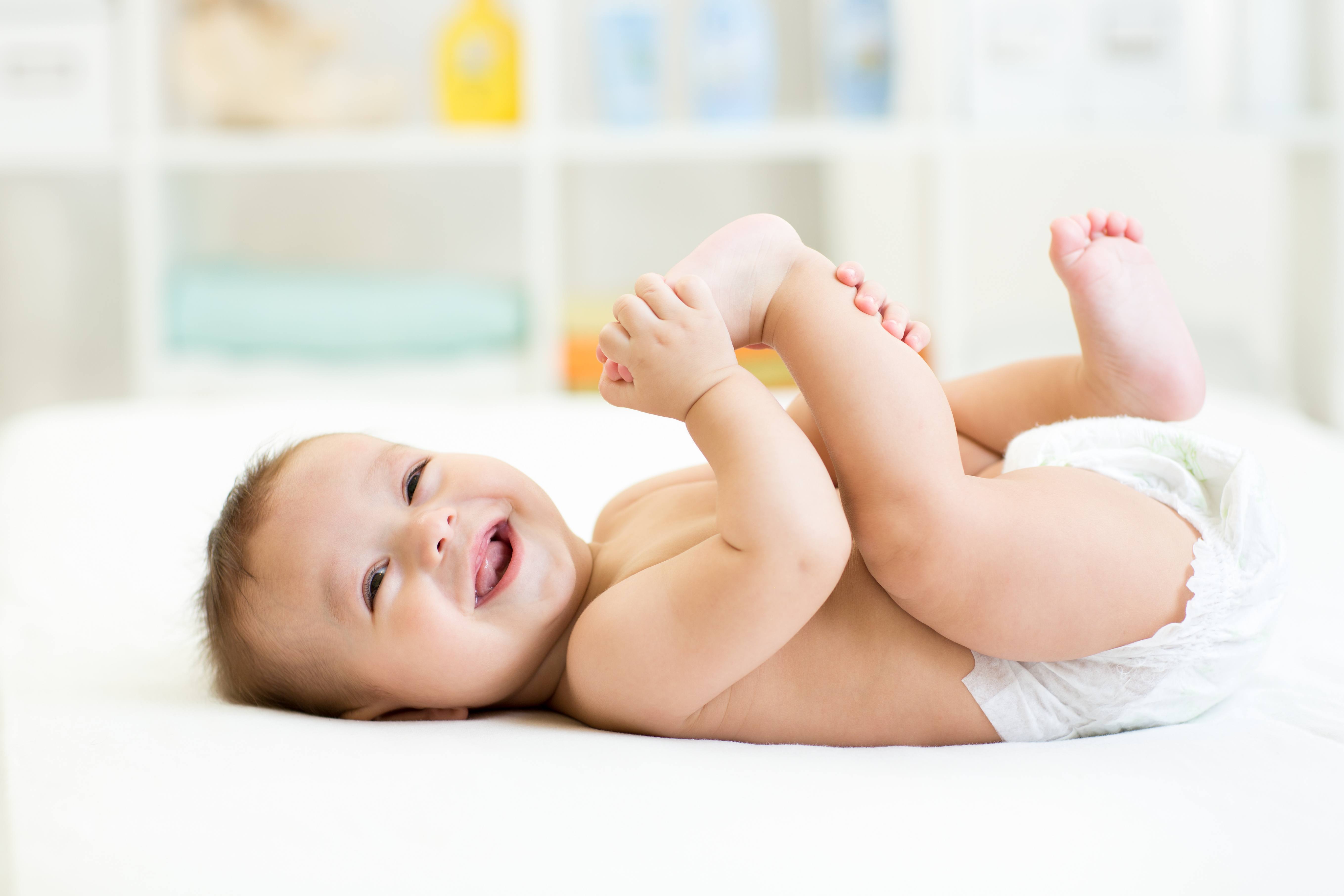 cute happy baby boy
