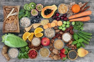 A variety of high dietary fiber health food 