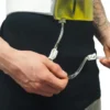 Person wearing the Quick Fix pro belt.