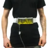 Man wearing the Quick Fix Urine pro belt kit around his waist