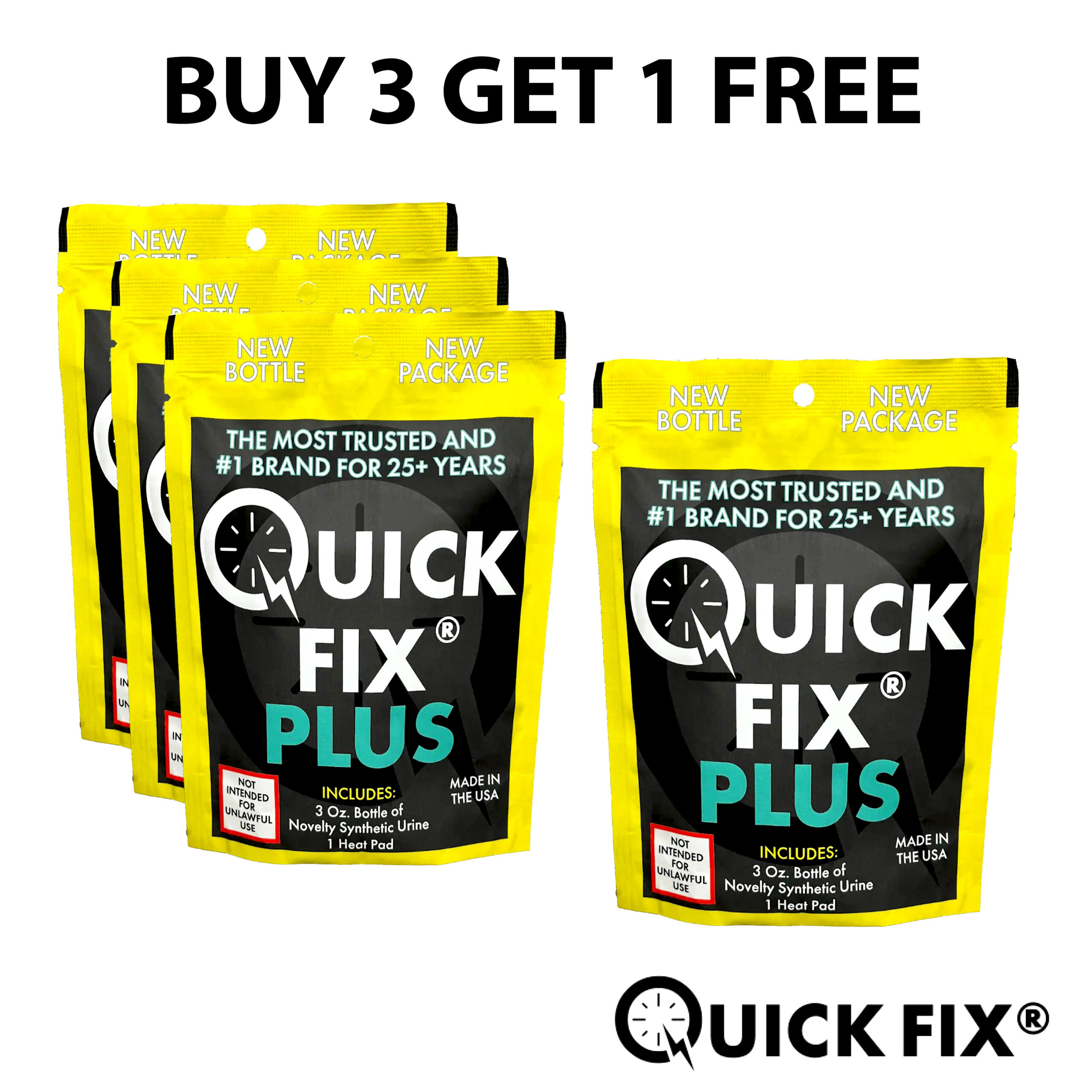 Quick Fix Plus 3oz Value Pack [Buy 3 Get 1 Free] QuickFixSynthetic