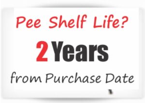 expiration date of synthetic pee sticker