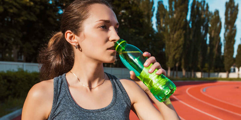 drinking water